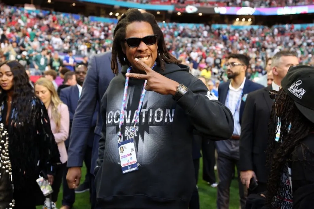 Jay-Z’s Superbowl celebration