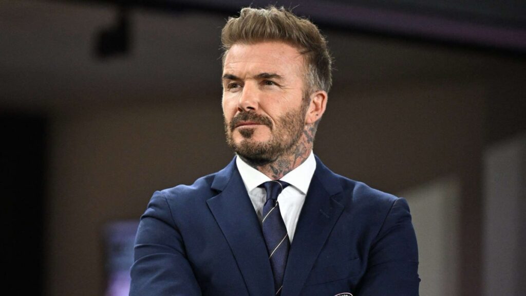 David Beckham is learning French