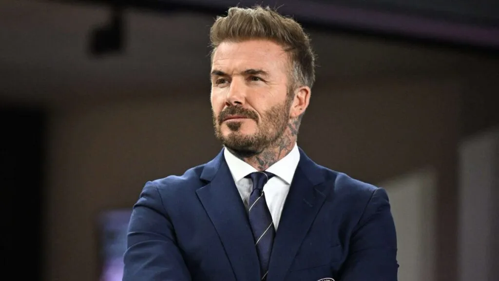 David Beckham is learning French
