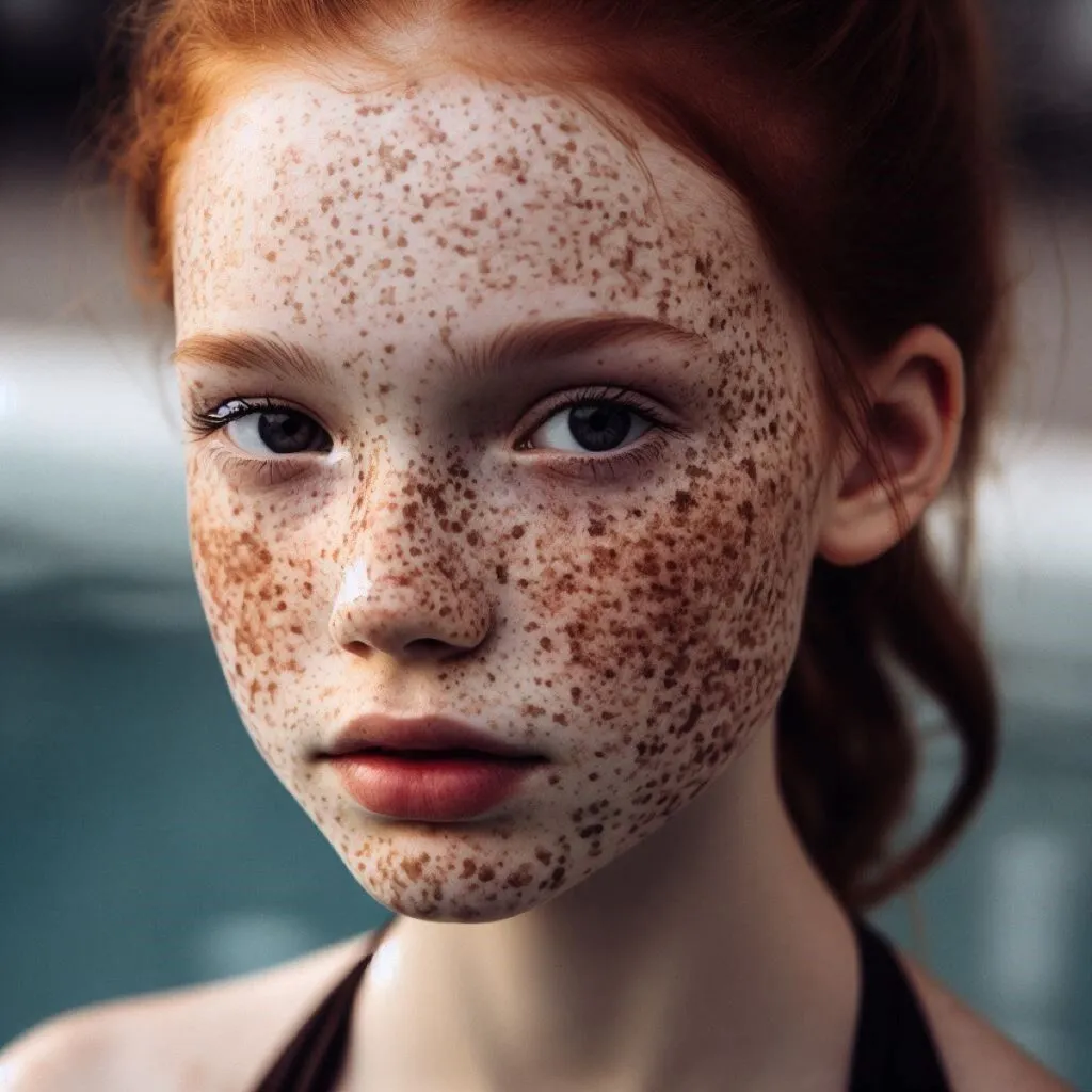 ZAlebs with freckles