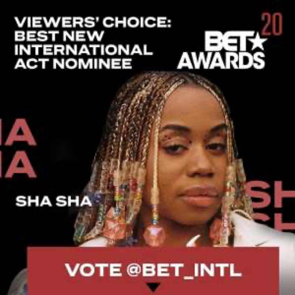 Sha Sha Scores A BET Nomination!