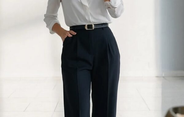 What stylish women wear to work