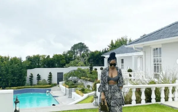 Nomzamo Mbatha home for the holidays?