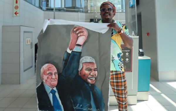 Tweeps React To Rasta’s FW De Klerk Portrait