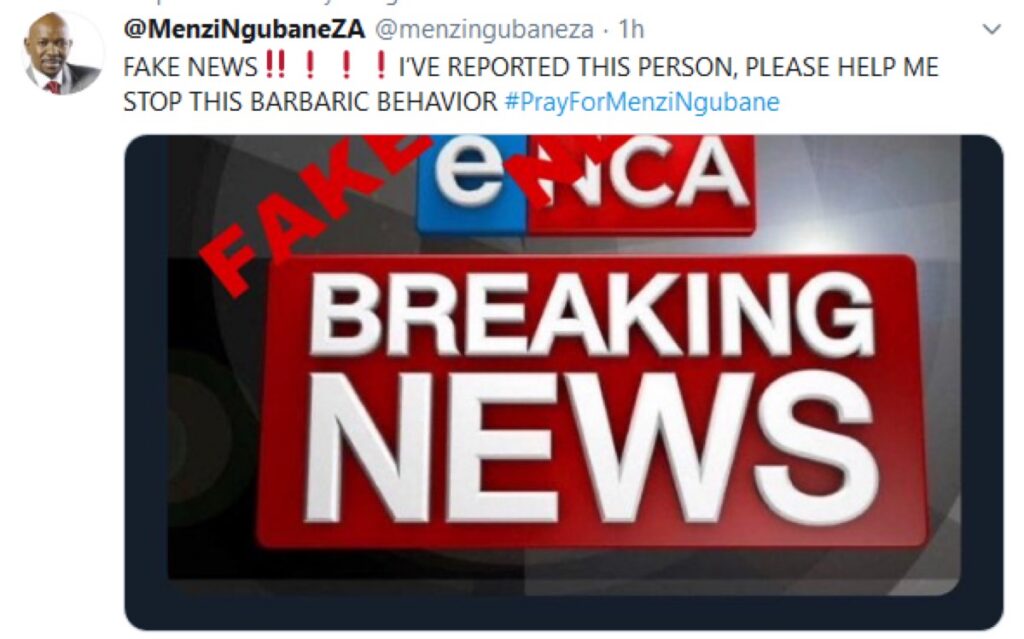 Menzi Ngubane Slams Fake Death Reports!