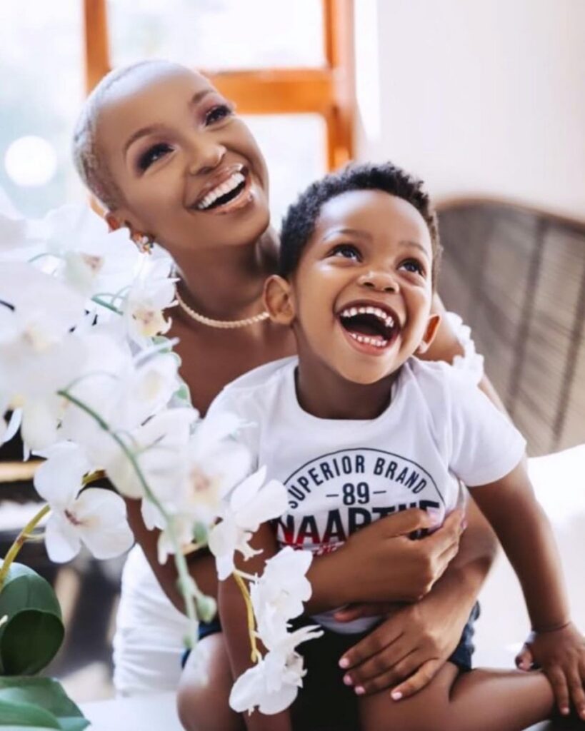 Nandi Madida Shares Video Of Son Shaka Boasting About His Farm