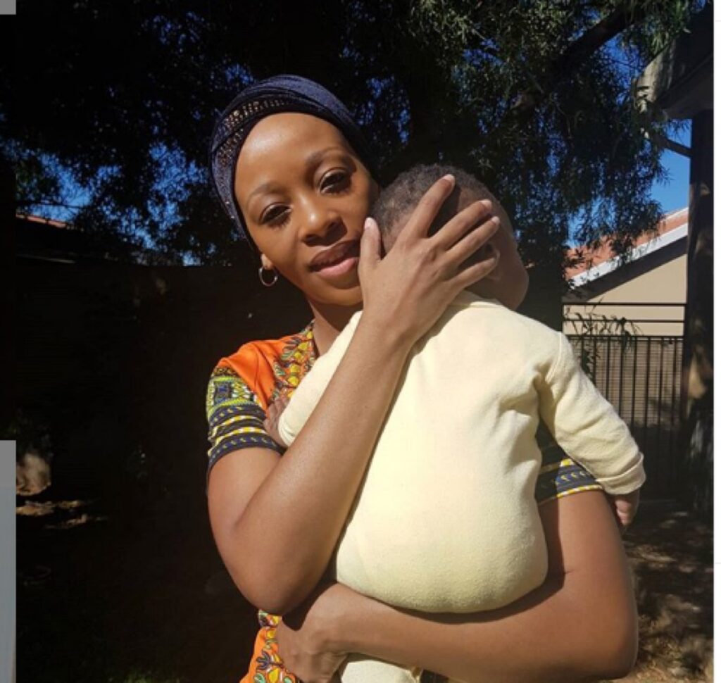Salamina Mosese Shows Off Her New Born