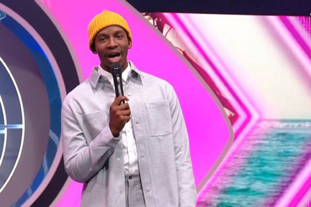 A Shocked Mvelo Is The First To Exit Big Brother Mzansi