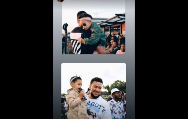 AKA and baby Kairo share a cute moment