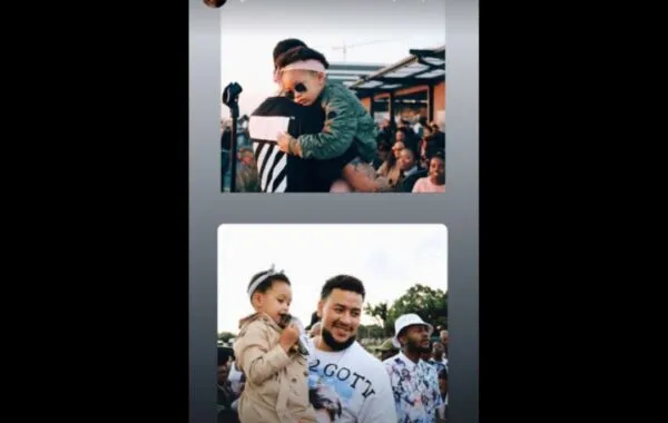 AKA and baby Kairo share a cute moment