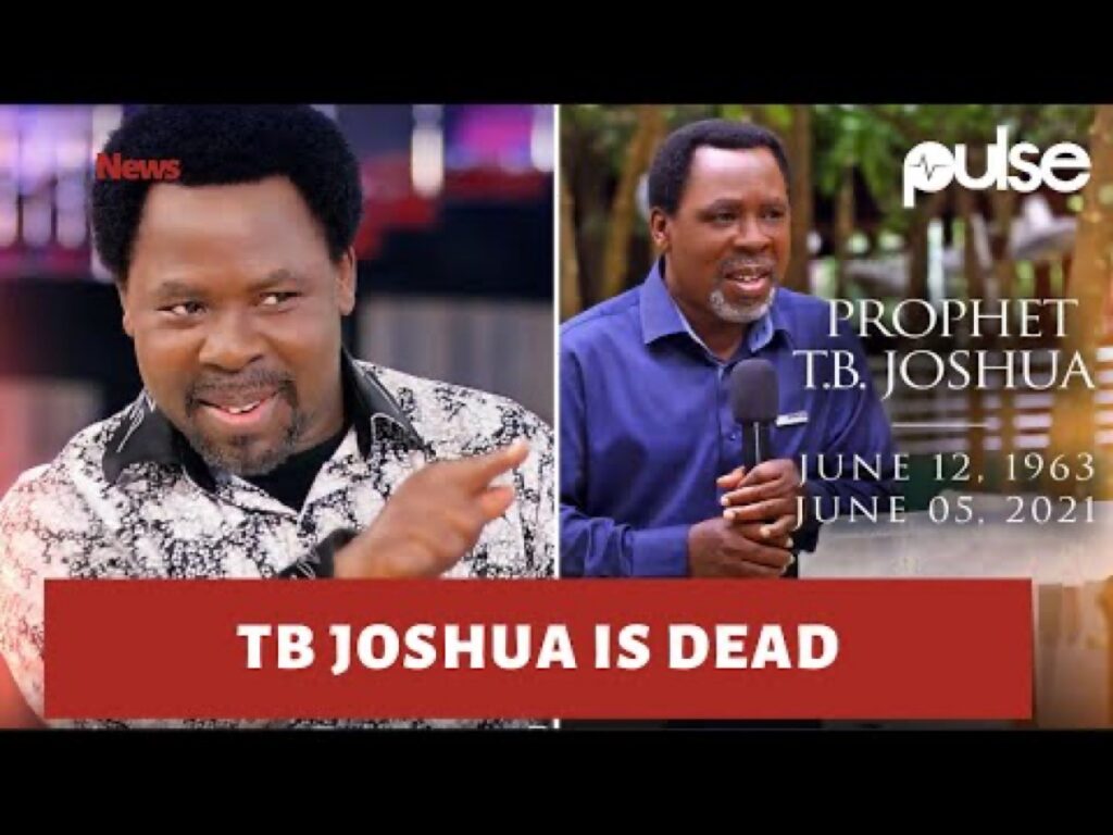 TB Joshua Passes On