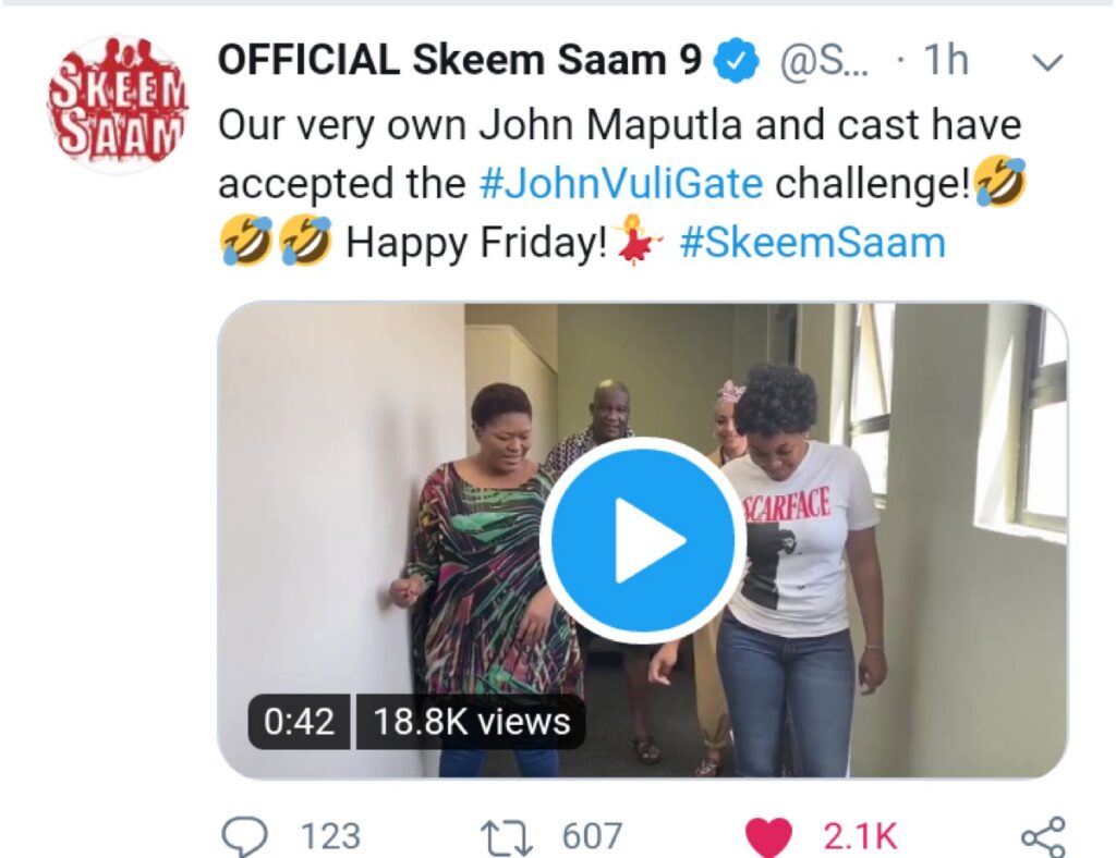 Skeem Saam’s Cast Takes On The #JohnVuliGateChallenge