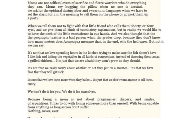 Annie’s Heartfelt Letter To Her Children