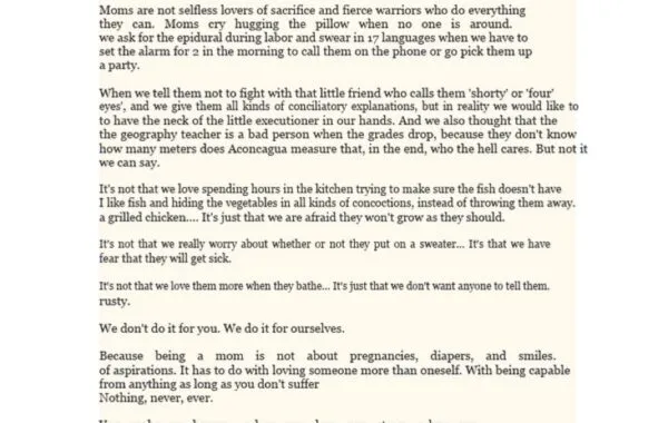Annie’s Heartfelt Letter To Her Children
