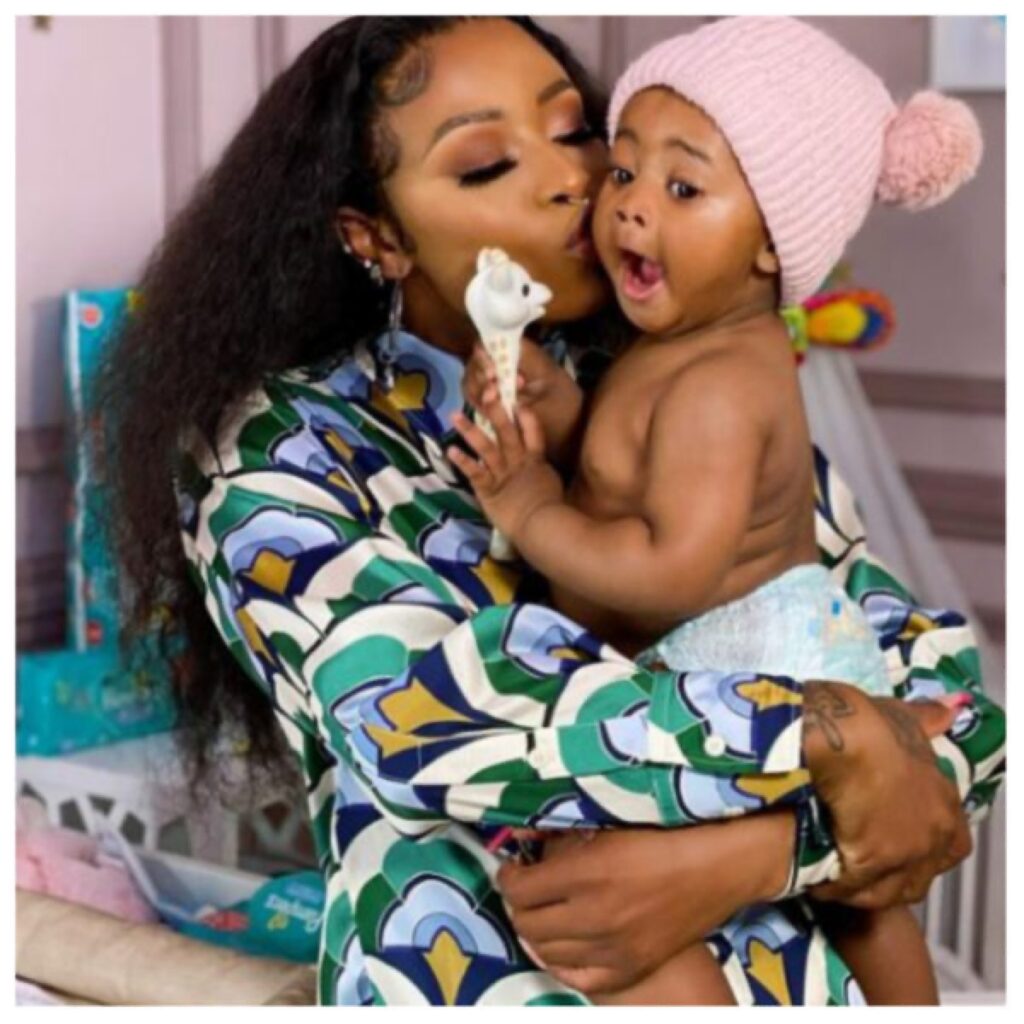DJ Zinhle spoils Nonhle and her baby girl
