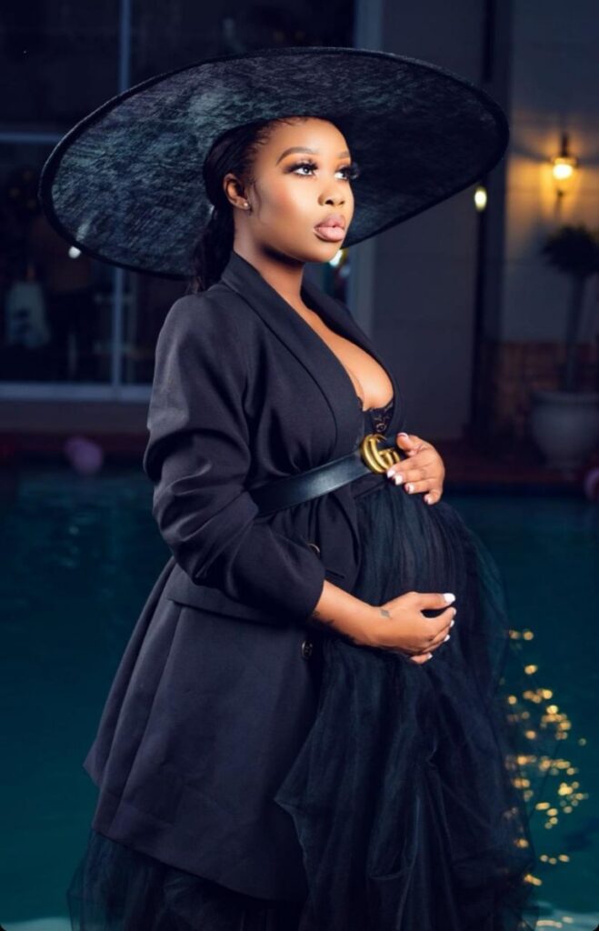 Sithelo Shows Off Her Bundle Of Joy On