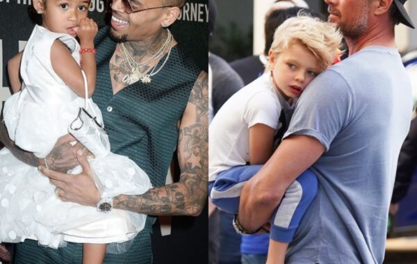 Celeb dads and their children