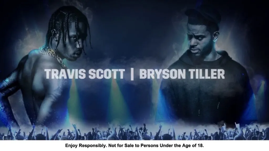 Scenes from Castle Lite Unlocks Bryson Tiller x Travis Scott Concert