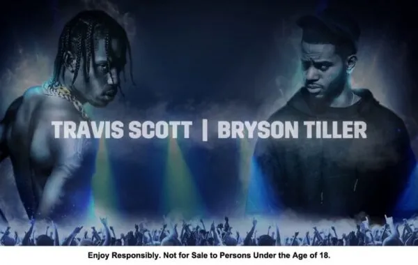 Scenes from Castle Lite Unlocks Bryson Tiller x Travis Scott Concert