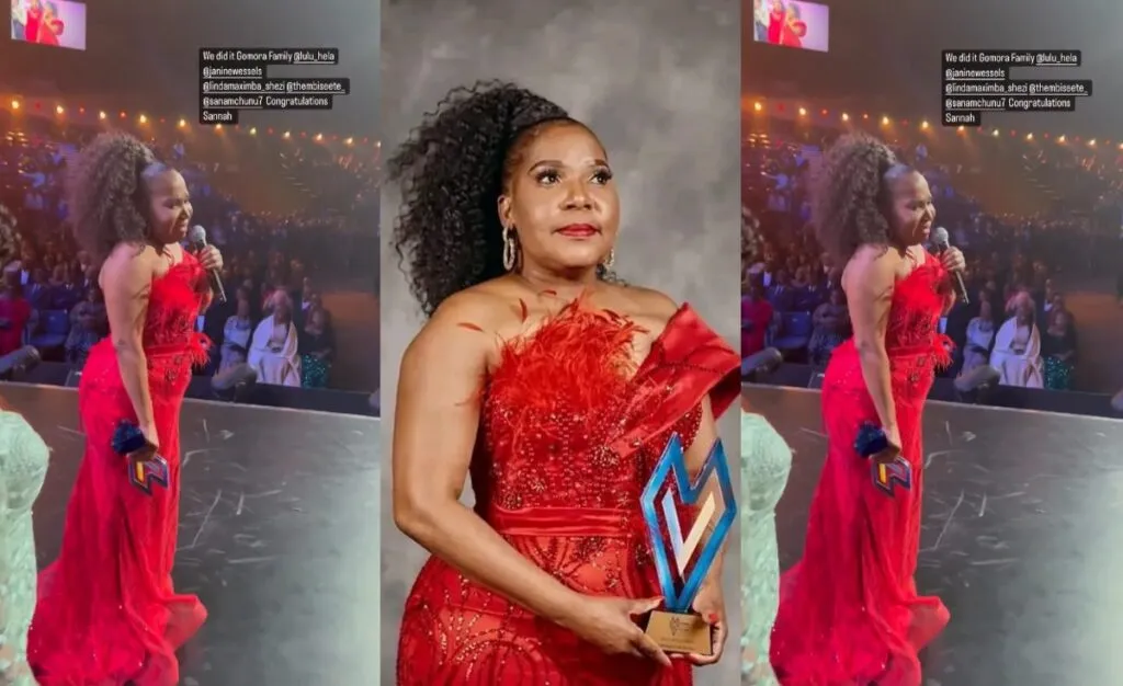 Sannah Mchunu Celebrates Her Top Award