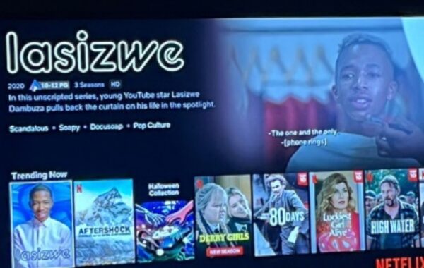Lasizwe Celebrates As His Reality Show Trends Number One On Netflix