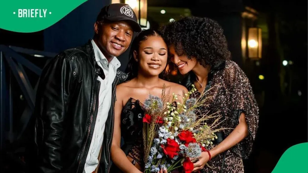 Walter Mokoena and Pearl Thusi celebrate Thando’s 10th birthday