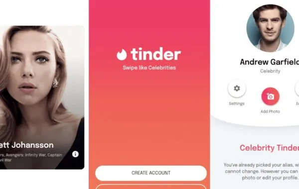 Pick your favourite celeb Tinder profile