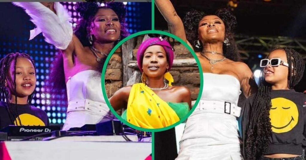DJ Zinhle’s little performer in the making