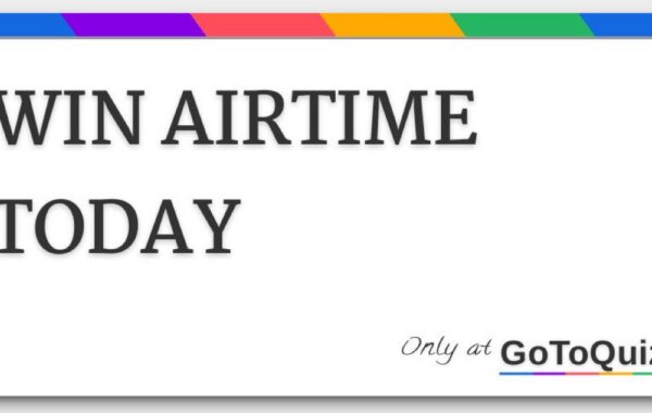 Do You Want To Win R145 Airtime?
