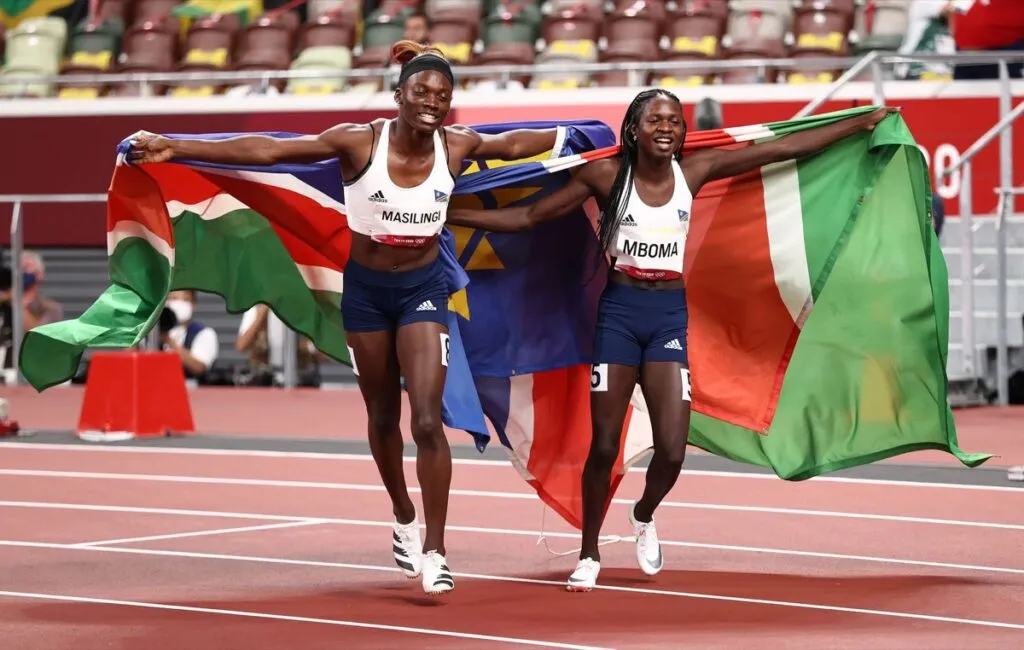 Olympic Champions Mboma & Masilingi Keep Shining