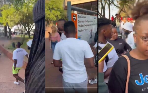 [VIDEO] Watch UJ Students Treating Mr JazziQ Like A Random!