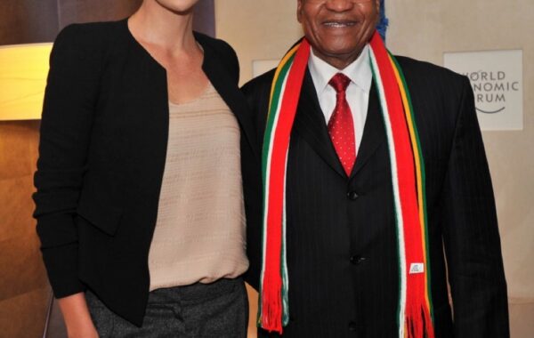 Zuma Congratulates Charlize