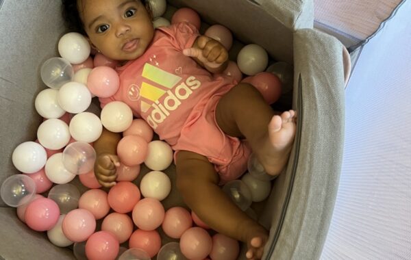 Baby Kairo and Princess AJ’s play date