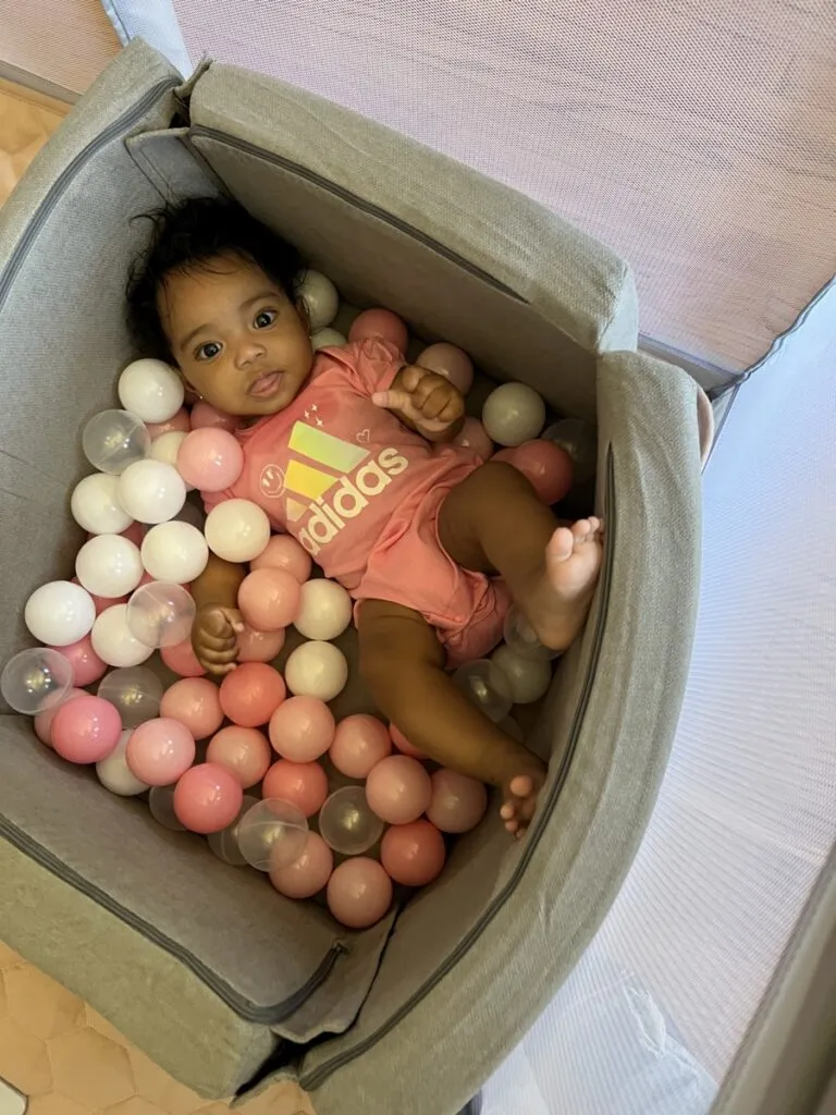 Baby Kairo and Princess AJ’s play date