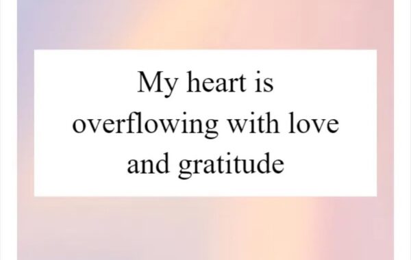 “My Heart Is Overflowing With Gratitude”