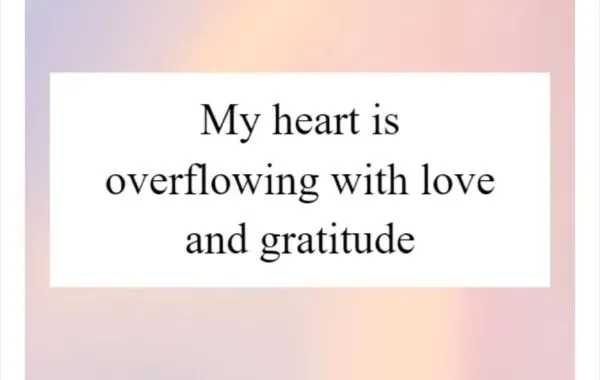 “My Heart Is Overflowing With Gratitude”