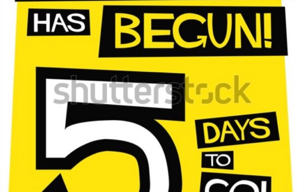 The Countdown Has Begun