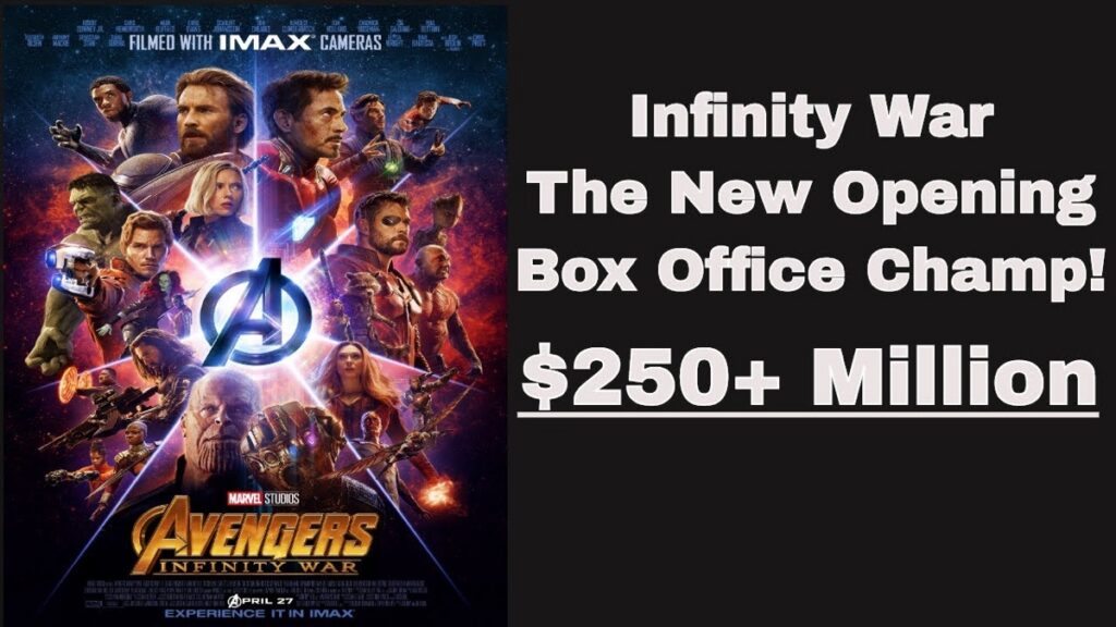 Avengers Infinity War scores biggest ever box office opening in local history