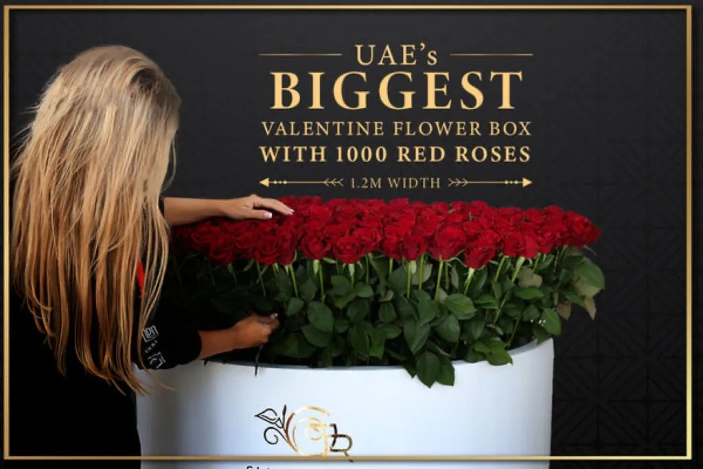 1000 Roses For Valentine’s Day!