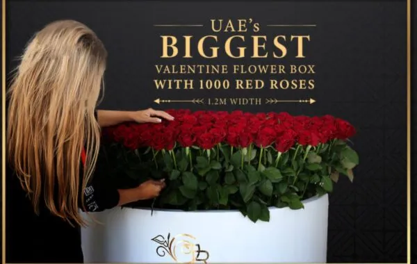 1000 Roses For Valentine’s Day!