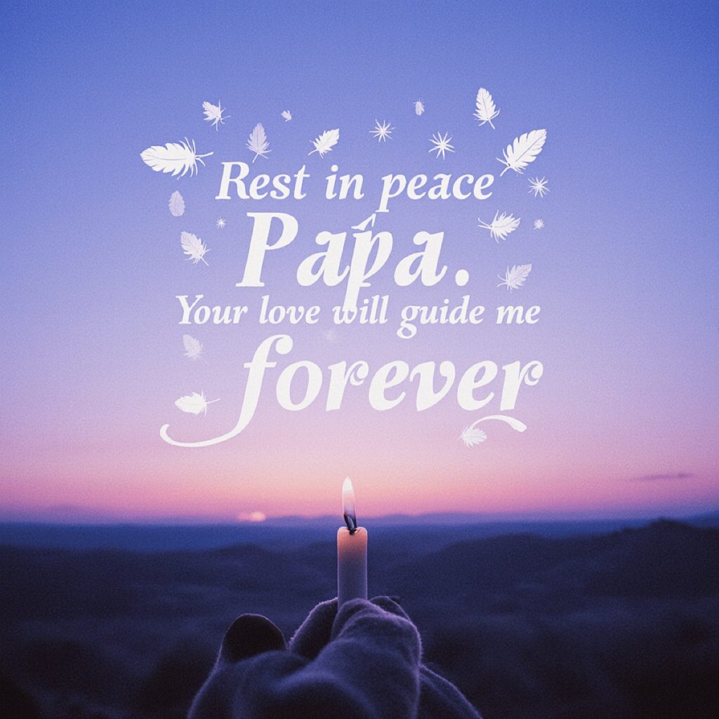 “Rest In Peace Papa”