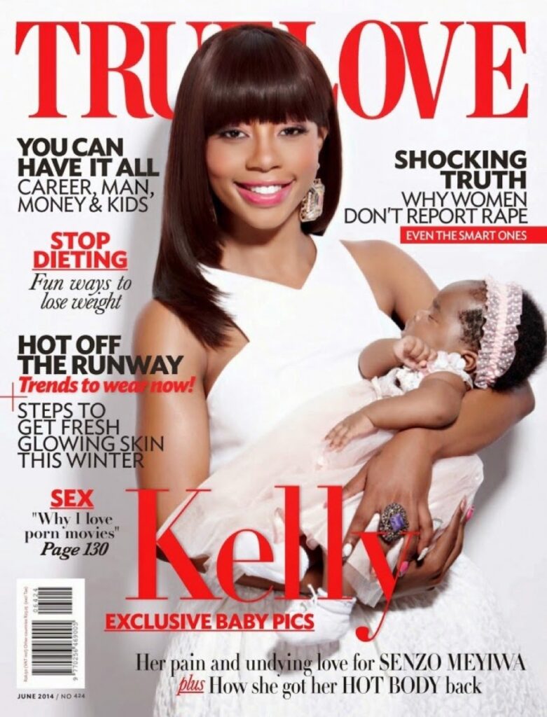Kelly Khumalo’s sexy True Love mag cover